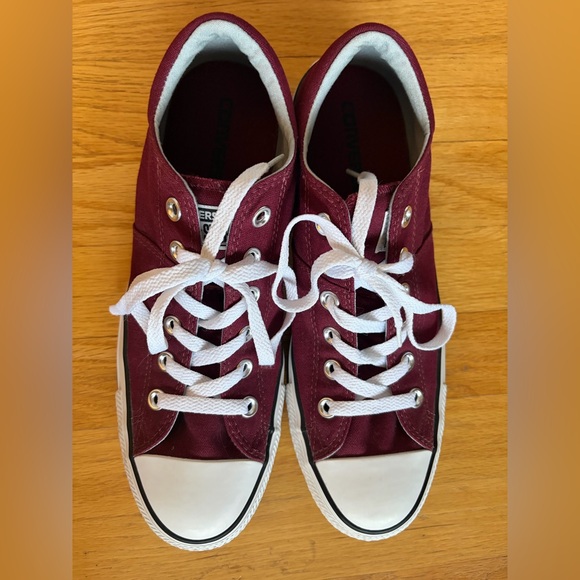 Converse All Star | Canvas Low Top Sneakers Burgundy | Low Top | 10W 8M - Picture 5 of 12